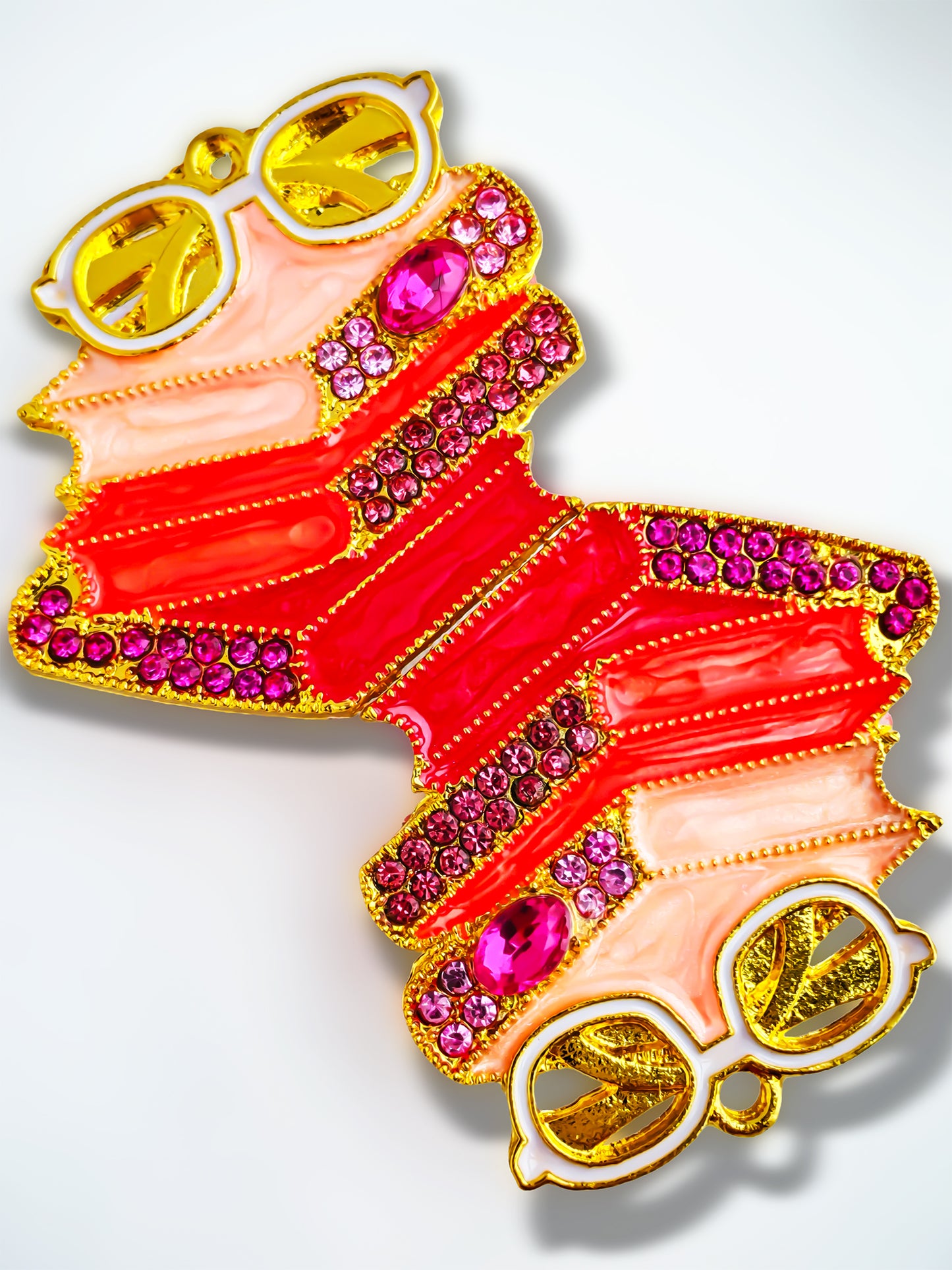 C52125 Metal Book Accessories  Suitable For Necklace, Bracelet, Phone Chain, Bag Charms, Key-chain
