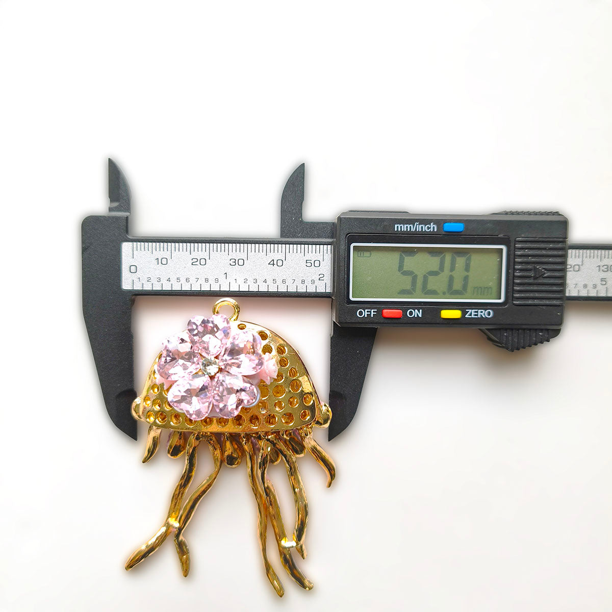 AA0161 Cute Creative Metal Rhinestone Alloy Jellyfish DIY Accessories - Handmade Beading Pen Decor Supplies