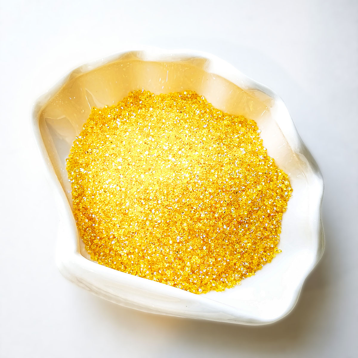 AA0227 Resin Pointed Bottom Aurora Sugar Rhinestones, Mini Iridescent Confetti Crystals for DIY Nail Art, Epoxy Resin, Cream Glue Phone Case & Jewelry Filler Supplies