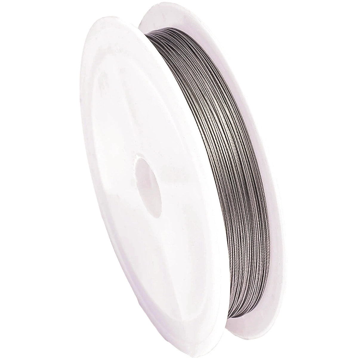 AA0180 0.6mm Soft Steel Beading Wire, Silver Beading Needle Thread, DIY Jewelry Making String Supplies for Bracelets & Necklaces