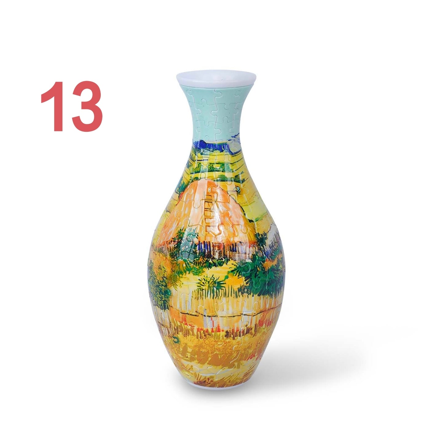 3D Puzzles Vase for Adults, Crafts for Adults, 160 Pieces Plastic DIY Unique Flower Vase , House Warming Gift Birthday Gifts for Flower Arrangements and Home Decor