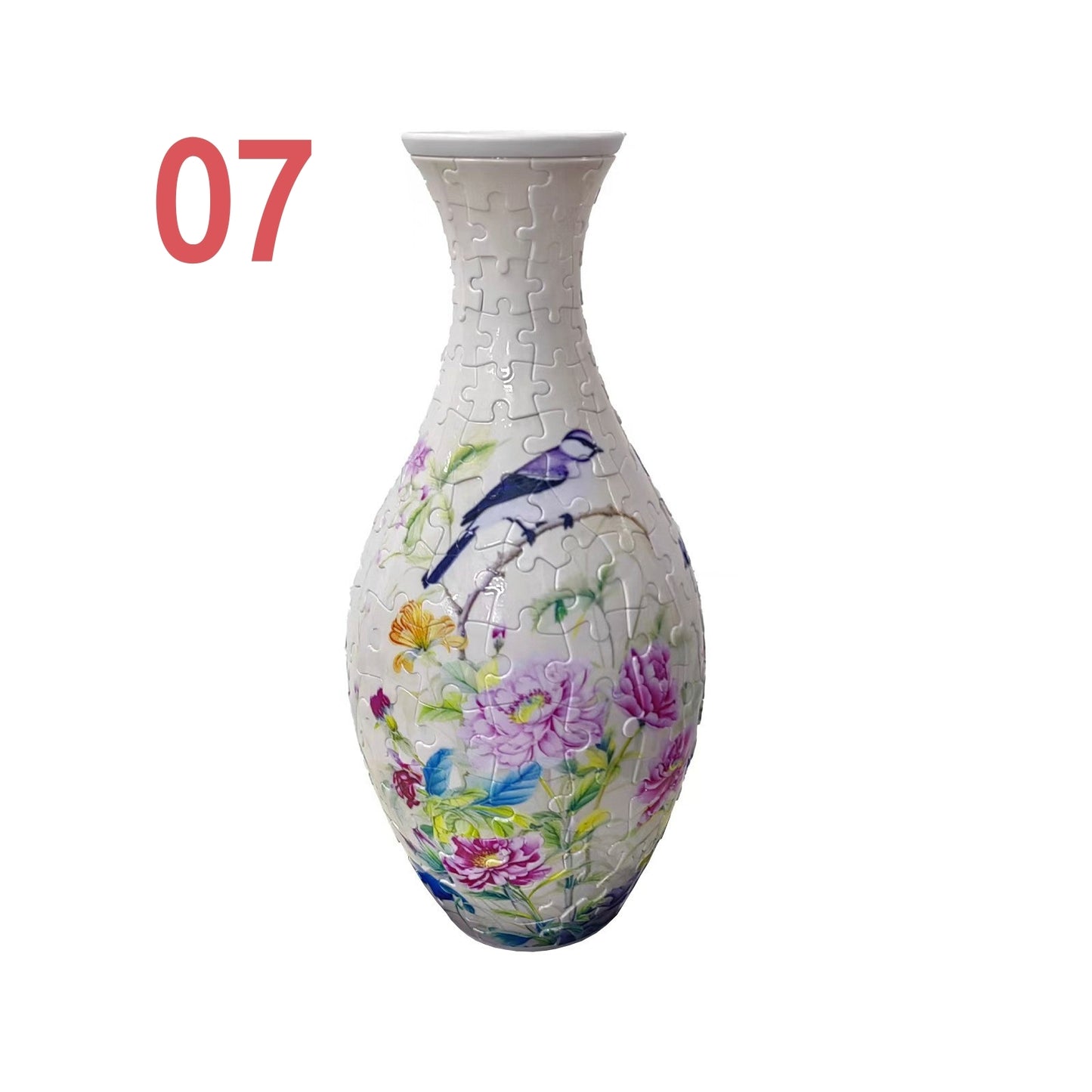 3D Puzzles Vase for Adults, Crafts for Adults, 160 Pieces Plastic DIY Unique Flower Vase , House Warming Gift Birthday Gifts for Flower Arrangements and Home Decor