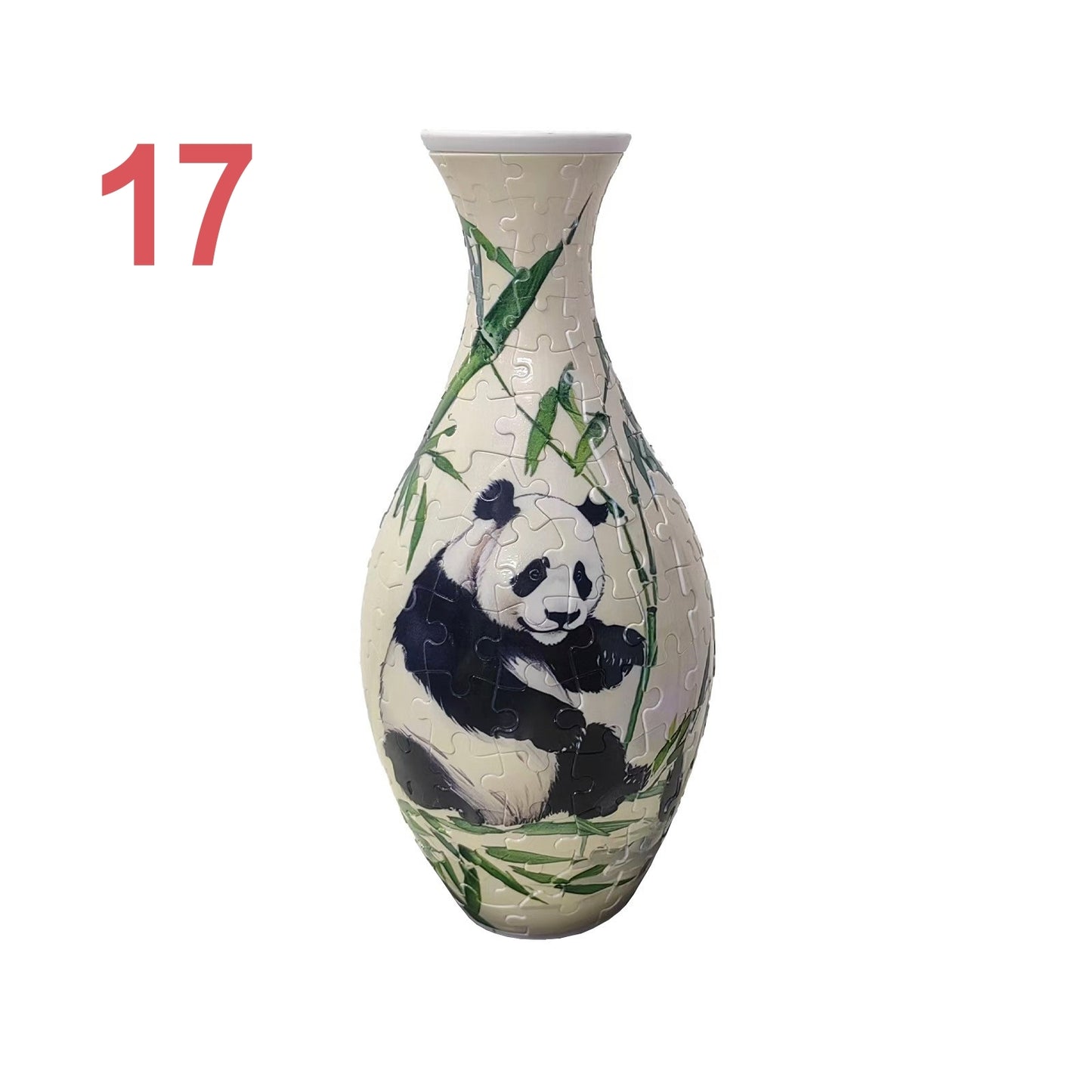 3D Puzzles Vase for Adults, Crafts for Adults, 160 Pieces Plastic DIY Unique Flower Vase , House Warming Gift Birthday Gifts for Flower Arrangements and Home Decor